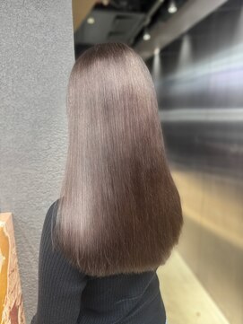 エン 栄店(enne) 大人ガーリー/ダークアッシュ/ミディアムレイヤーカット/栄