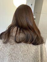 ローレンアオ(LOREN AO)&nbsp;着物ヘア/ダークアッシュ/ミディアムレイヤーカット/栄矢場