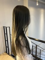 ヌープヘアーアイス(NUUP.hair ici)&nbsp;★ブリーチなしダブルカラーオリーブグリーンオリーブグレージュ