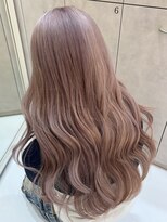 ラ ポルト ドゥ サワ(La Porte de SAWA) Pink beige/ハイトーンピンク/ブリーチ3回~