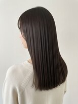 アドラーブル ココロ 新潟(adorable CoCoLo) 【透明感×極上のツヤ】柔らか質感の髪質改善ストレート縮毛矯正
