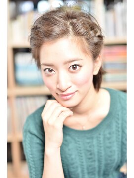 ケーツー心斎橋 クイーンズガーデン バイ ケーツー(K two QUEEN'S GARDEN by K two) 【K-two心斎橋】耳かけ小顔バング～大人可愛いボブアレンジ～