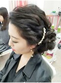 結婚式ルーズアップヘア☆+゜