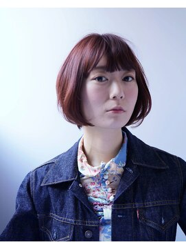 ベル 東十条(Belu) pink violet ショートボブ【美容室Belu東十条店】