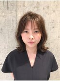 ナチュラルひし形シルエット×大人可愛い×外ハネ/ボブ/西区新町