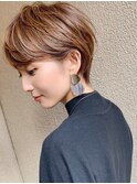 美シルエット☆イルミナカラー×センシュアルショート
