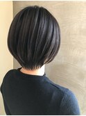 丸みショートボブ