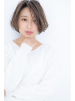 カバーヘア ブリス 戸田公園西口店(COVER HAIR bliss)&nbsp;グレージュニュアンスカールワンレンボブY戸田公園20代30代40代