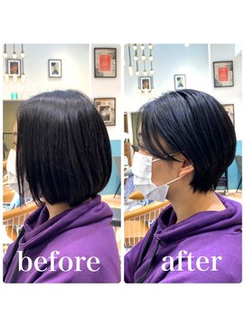 ロンド レグリーズ 立川(Lond leglise) 【山方　直也】マッシュショート×くびれショート×20代30代40代