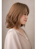 外国人風バレイヤージュ抜け感くびれミディ303Z浦和20代30代40代