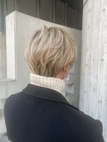 リバレッジ 白金(Leverage)&nbsp;白髪隠しブロンドハイライト