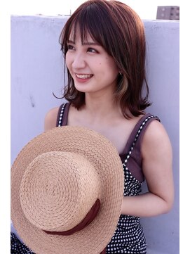 ヴァンカウンシル 春日井店(VAN COUNCIL) ボブ　インナーカラーベージュ