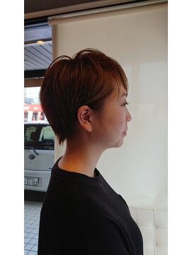 ヘアヌーダ ショートボブ、髪質改善、白髪ぼかし、キッズカット、カット