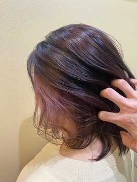 ラテ 上尾(Latte) パープル系インナーカラー