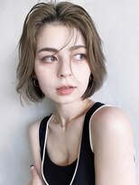 アイティー バイ アルバム 中野店(IT by ALBUM) かきあげボブ_くすみブルーミニウルフテラコッタ_8836