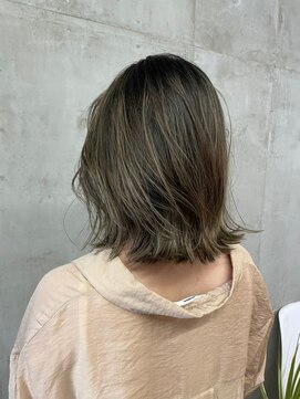 ソルトウォーター(SALT WATER) ハイライト　オリーブグレージュ