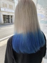 プルメリアドット(Plumeria.)&nbsp;Whitebeige × Blue