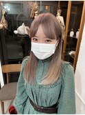 イメチェン/ベージュ/フェミニン/ハイトーンカラー W0115