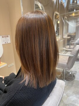 フィゼル 福島店(fizelle) 艶々ストレート　原明日香