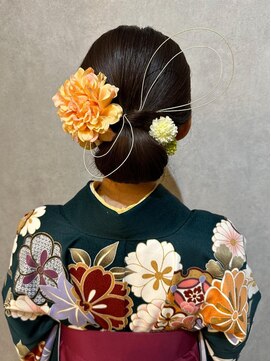 ウィスプ 赤羽店(wisp) タイトシニヨン♪*。