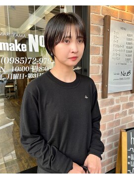 ヘアメイクエイト 丸山店(hair make No.8) ◆担当：岩切祐樹◆ナチュラルマッシュショート@no.8_yuki