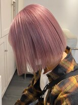 ベレーザ 渋谷(BELEZA)&nbsp;3672ミルクティーピンクハイトーンカラーベビーピンクボブ