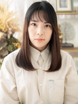 カバーヘアアンドスパ ブリス 浦和(COVER HAIR&SPA bliss)&nbsp;シースルーバングアースカラーエアストレートa浦和20代30代40代