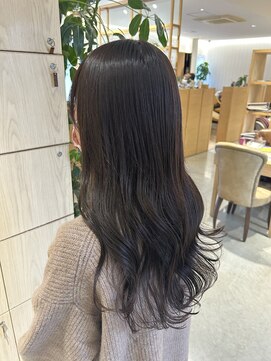 アドラーブル 万代店 (adorable) 20代30代大人美人小顔ブリーチなし韓国ヘアアッシュベージュ