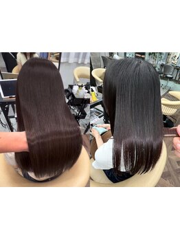 【sandだからできる髪質改善】髪質を見極めたトリートメント選定で根本から髪質改善◎〔縮毛矯正/横浜駅〕