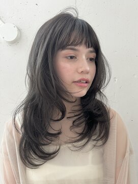 ビーチ(BEACH) フェイスレイヤーカットナチュラルグレージュカラー