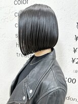 モリオ フロム ロンドン サッポロファクトリー店(morio FROM LONDON)&nbsp;【morio札幌】札幌ボブ　大人ヘア　黒髪ワンレンボブ