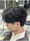 フェザーショート/ニュアンスパーマ/スパイキーショート/パーマ