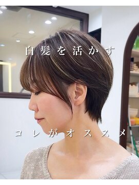 ミユーズ 表参道(Miyu's) 白髪ぼかしハイライト