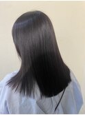 ダークブラウン ダメージレス髪質改善ストレート トリートメント