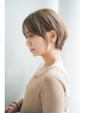 アリエッタ ギンザツー(ARIETTA GINZA2) 大人可愛い20代30代40代50代小顔ひし形ショートボブマッシュ