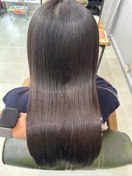 ヘアーアンドビューティーザ エフ(Hair Beauty the F) ＊髪質改善カラー_ダークブラウン_m183
