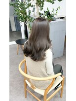 ノート(note)&nbsp;☆透明感スモーキグレージュ髪質改善レイヤーカットブリーチなし