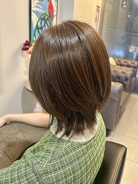 ノア(no_a) マロンベージュ×大人ショート