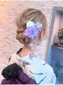 浴衣に映える♪上品まとめ髪アレンジ