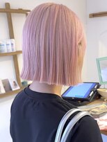 ブレイズヘアー(BLAZEhair) 【透明感バツグン】ホワイトミルクティピンク×ブリーチ3回