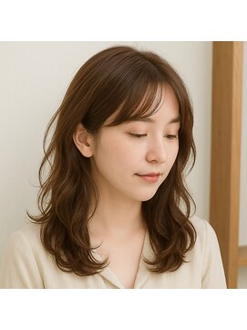 スープレックス ヘアーデザイン(SOUPREX HAIR DESIGN) セミロングデジタルパーマ　20代 30代 40代 50代 60代
