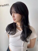 ベル サウス(BHEL south)&nbsp;津市ロングレイヤーカットハッシュカット透明感カラー重めロング