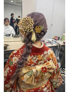 エアー 銀座タワー(AIR) ヘアセット/成人式/ヘアアレンジ/編みおろし