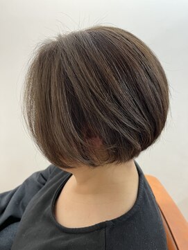 ナルー ヘアメイク(nalu hair make) ツーブロックショート×オリーブブラウン