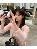 ラル 立川(lar)&nbsp;前髪軽め_大人ガーリーダークアッシュ似合わせカット