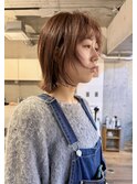 30代40代☆ラベンダーベージュ☆軽めボブくびれヘアレイヤーボブ