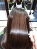 変わり始めた髪に。艶と潤いを【★髪質改善カラーコース】＋頭浸浴