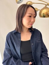 ユラギフロムユイマァル 水島店(YURAGI from YUIMARL)&nbsp;くびれヘア30代40代50代脱白髪染め大人ハイライトレイヤーボブ