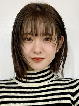 アイトーキョーエス 渋谷(AI TOKYO S) レイヤーボブ/オリーブベージュ/結べるボブ