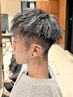 【メンズ限定】スパイキーショート&ピンパーマ+ナノバブル ¥12500